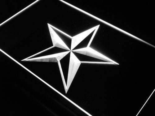Nautical Star Decor LED Light Sign - LED Gift Works