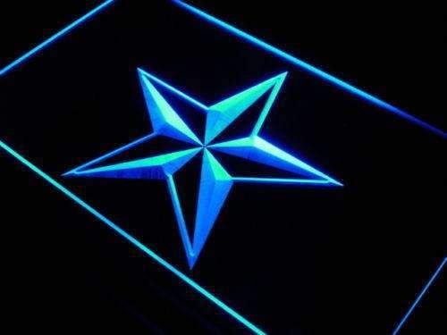 Nautical Star Decor LED Light Sign - Way Up Gifts