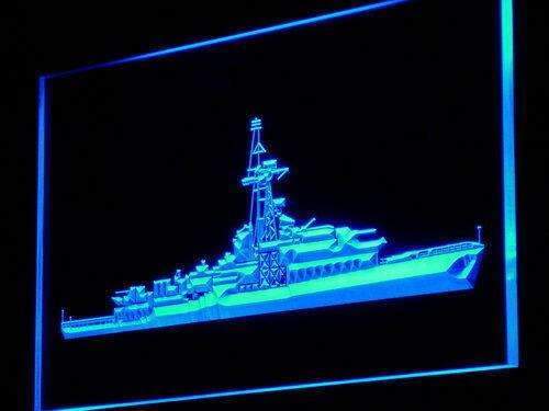 Navy Marine Ship LED Light Sign - Way Up Gifts