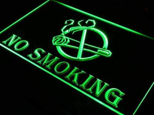 No Smoking LED Light Sign - LED Gift Works