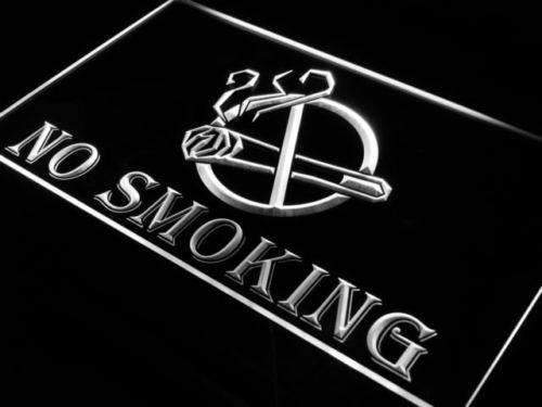 No Smoking LED Light Sign - LED Gift Works