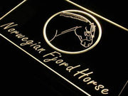 Norwegian Fjord Horse LED Light Sign - LED Gift Works