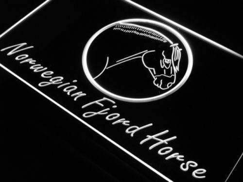 Norwegian Fjord Horse LED Light Sign - LED Gift Works