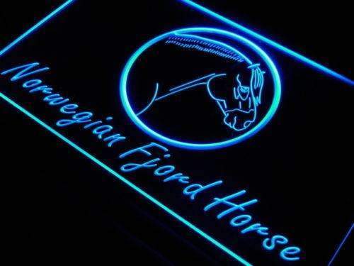 Norwegian Fjord Horse LED Light Sign - Way Up Gifts