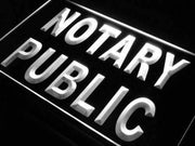 Notary Public Office LED Light Sign - LED Gift Works
