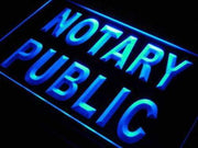 Notary Public Office LED Light Sign - LED Gift Works