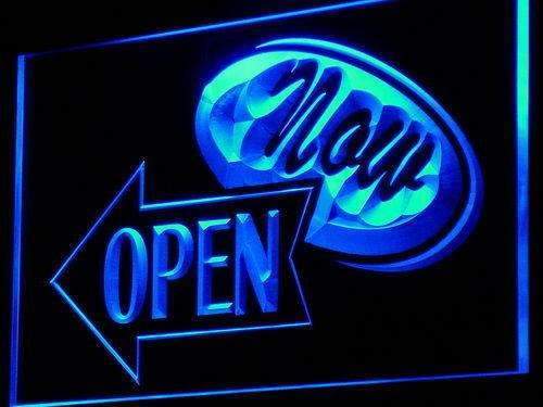 Now Open LED Light Sign - Way Up Gifts