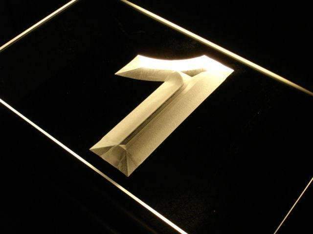Number One LED Light Sign - LED Gift Works