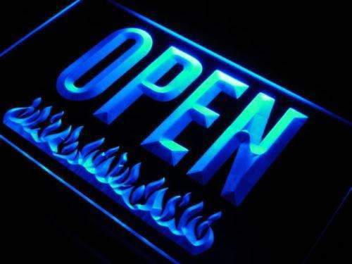 Open Bar Grill LED Light Sign - Way Up Gifts
