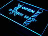 Open Barber Shop LED Light Sign - Way Up Gifts