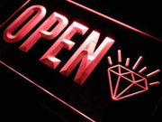 Open Diamonds Jewelry LED Light Sign - LED Gift Works