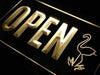 Open Flamingo Display LED Light Sign - Way Up Gifts