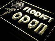 Open Florist LED Light Sign - LED Gift Works