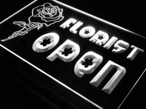 Open Florist LED Light Sign - Way Up Gifts