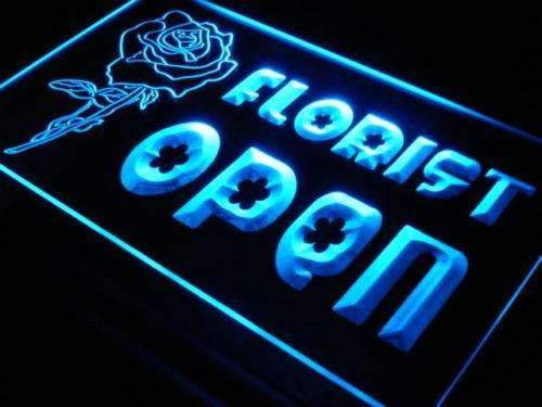 Open Florist LED Light Sign - Way Up Gifts