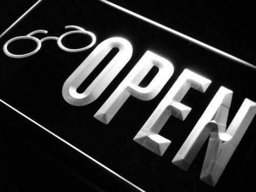 Open Glasses Sunglasses LED Light Sign - LED Gift Works