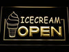 Open Ice Cream Shop LED Light Sign - Way Up Gifts