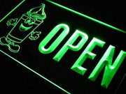 Open Ice Slush LED Light Sign - LED Gift Works
