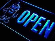Open Ice Slush LED Light Sign - LED Gift Works