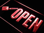 Open Key Cutting LED Light Sign - LED Gift Works
