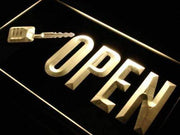 Open Key Cutting LED Light Sign - LED Gift Works