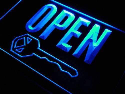 Open Keys Key Cutting LED Light Sign - Way Up Gifts