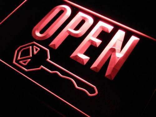 Open Keys Key Cutting LED Light Sign - Way Up Gifts