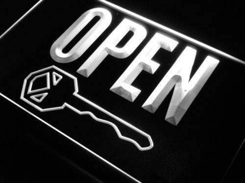 Warning Open Key Buy Open Keys Key Cutting LED Neon Light Sign — LED Gift Works