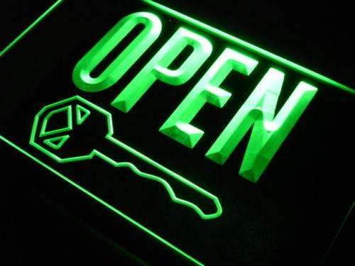 Open Keys Key Cutting LED Light Sign - Way Up Gifts
