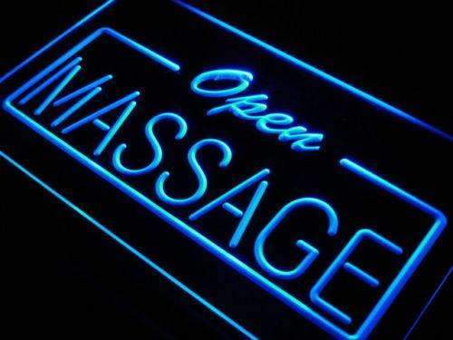 Open Massage LED Light Sign - Way Up Gifts