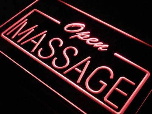 Open Massage LED Light Sign - Way Up Gifts