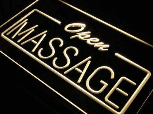 Open Massage LED Light Sign - Way Up Gifts