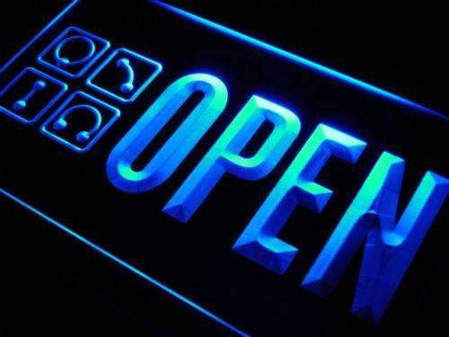 Open Piercing Shop LED Light Sign - Way Up Gifts