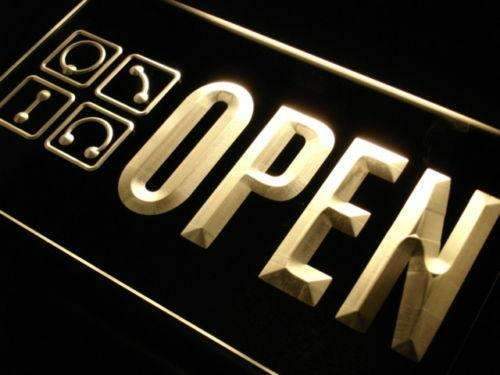 Open Piercing Shop LED Light Sign - LED Gift Works