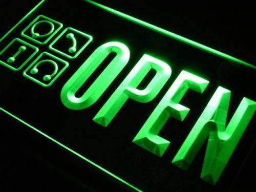 Open Piercing Shop LED Light Sign - LED Gift Works