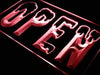 Open Snowboard Ski Shop LED Light Sign - Way Up Gifts