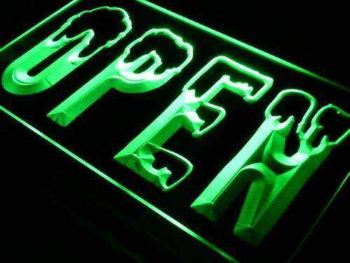 Open Snowboard Ski Shop LED Light Sign - Way Up Gifts