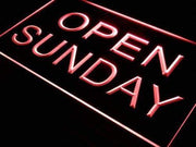Open Sunday LED Light Sign - LED Gift Works