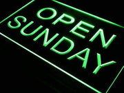 Open Sunday LED Light Sign - LED Gift Works