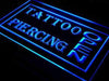Open Tattoo Piercing LED Light Sign - Way Up Gifts