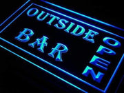 Outside Bar Open LED Light Sign - LED Gift Works