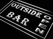 Outside Bar Open LED Light Sign - LED Gift Works