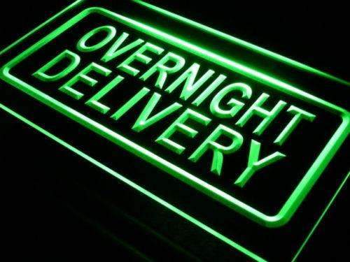 Overnight Delivery LED Light Sign - LED Gift Works
