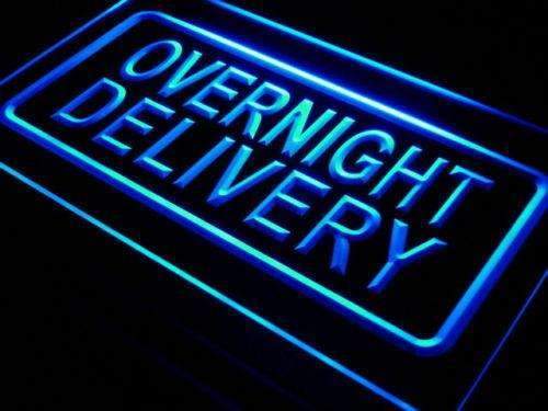 Overnight Delivery LED Light Sign - LED Gift Works