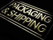 Packaging and Shipping Shop LED Light Sign - LED Gift Works