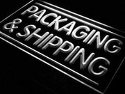Packaging and Shipping Shop LED Light Sign - LED Gift Works