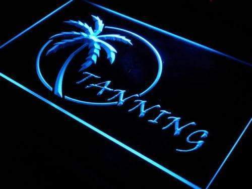 Palm Tree Tanning LED Light Sign - LED Gift Works