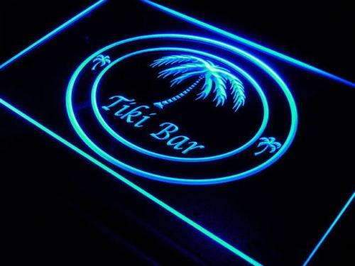 Palm Trees Tiki Bar LED Light Sign - Way Up Gifts