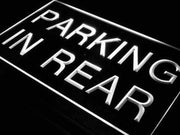 Parking in Rear LED Light Sign - LED Gift Works