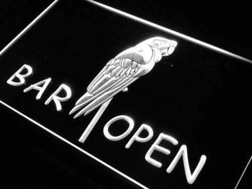Parrot Bar Open LED Light Sign - LED Gift Works